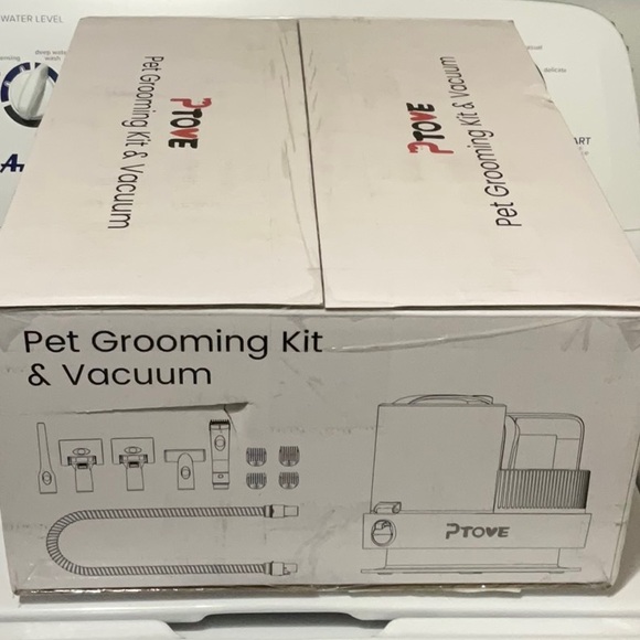 PTOVE Other - Professional Dog Grooming Vacuum Dog Grooming Kit 12000Pa Strong Pet Vacuum